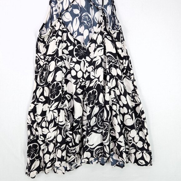 By Anthropologie Sheer Mini Dress Size XS Low Back Strappy Halter Coverup - Picture 11 of 13